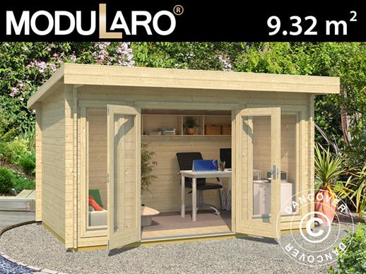Wooden Cabin Lugano 2.5x3.9x2.34 m, 34 mm, Natural