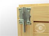 Casetta in legno Bertilo Multibox3, 2x0,82x1,63m, 1,6m², Naturale