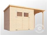 Abrigo de madeira c/ saliência, Bertilo Amrum 3 Plus, 3,86x1,8x2,1m