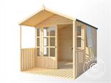 Domek drewniany, Bertilo Arley, 2,02x2,91x2,15m, Naturalne drewno