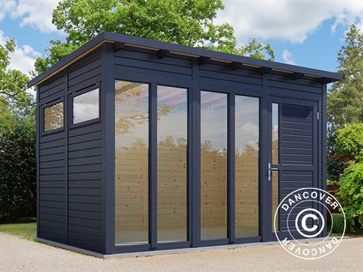 Anneks i træ, Bertilo Pentus 3O, 3,37x2,34x2,33m, Antracit