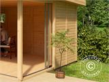 Wooden Cabin Locarno, 6x3.64x2.49 m, 21.8 m², Natural